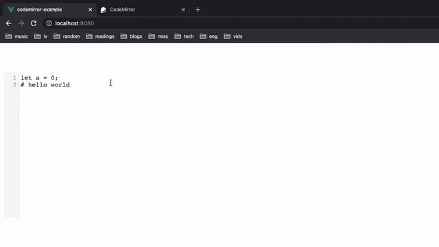 Getting Started with CodeMirror and the Vue CLI смотреть онлайн