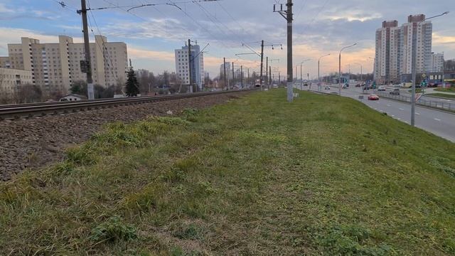Электропоезд ЭПг-001(STADLER Flirt) близ станции Минск-Южный.Перегон Колядичи/Минск-Пассажирский. смотреть онлайн