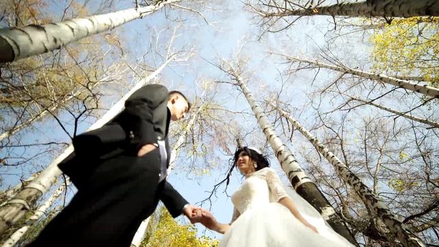 Свадебные фото Мирлана и Асель. Бишкек. Кыргызстан. смотреть онлайн