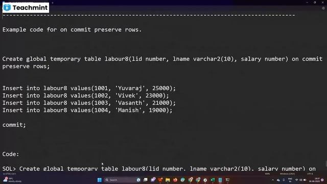 Oracle GTT and Set Operators in SQL June Batch - 1 смотреть онлайн