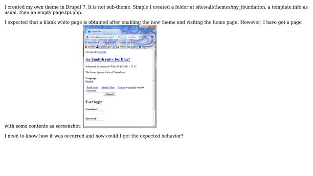 Drupal: Empty page.tpl.php renders data too (2 Solutions!!) смотреть онлайн