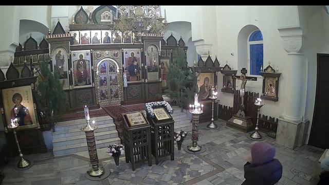 11.01.23. Попразднство Рождества Христова. Мц.Анисии. Прп.Мелании Римляныни. Вечернее богослужение. смотреть онлайн