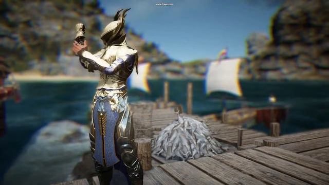 Black Desert Online - Anemos Costume animation. смотреть онлайн