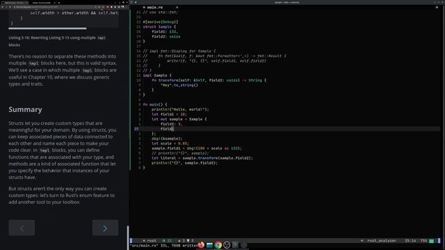 Learning Rust [Day-2] | structs and enums смотреть онлайн