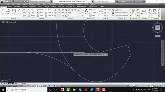 Autocad 2D Practice Drawing / Exercise 28/ Simple Tutorial смотреть онлайн