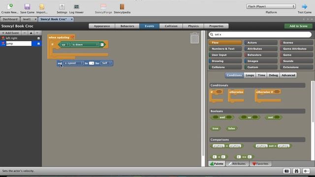 Stencyl Tutorial #2 - jump - make your character jump смотреть онлайн