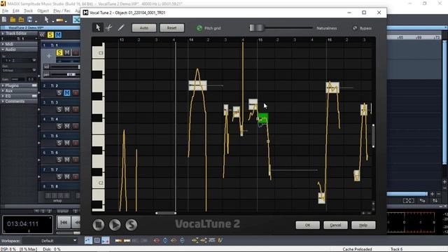MAGIX Samplitude Music Studio 2021 - VocalTune 2 Pitch Correct | Any Good? смотреть онлайн