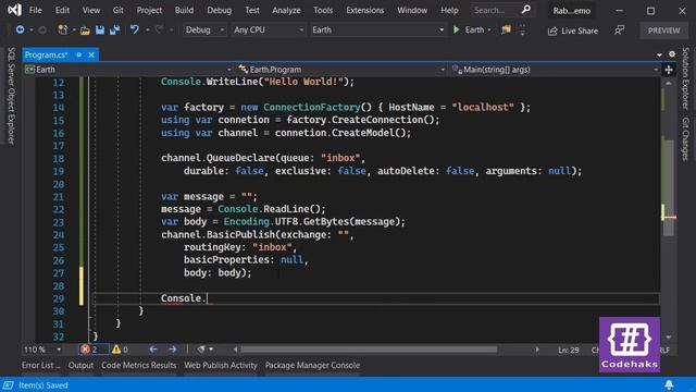 آموزش RabbitMQ و پیاده سازی الگوی Messaging смотреть онлайн