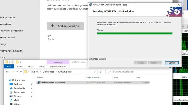 Nvidia RTX LHR v2 unlocker disables windows defender смотреть онлайн