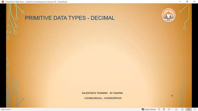 15Salesforce Development | Apex Primitive Data Types | Integer | Long | Double | Decimal | String | смотреть онлайн