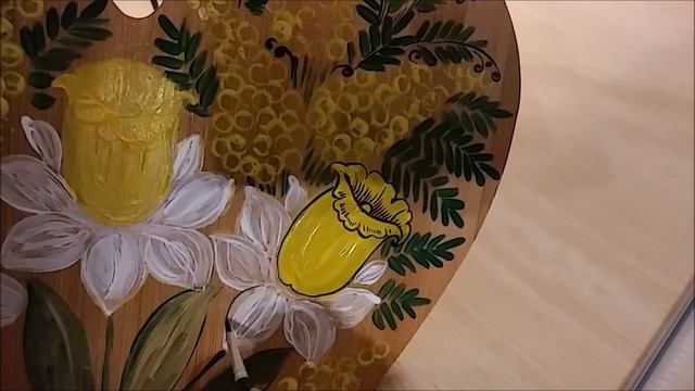 Нарциссы акриловыми красками смотреть онлайн