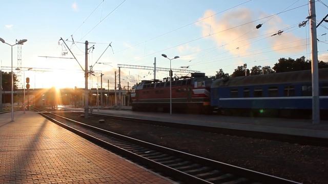 [БЧ]ЧС4Т-555 + [БЧ]Поезд №115Б Минск-Варшава (Минск-Пасс.)