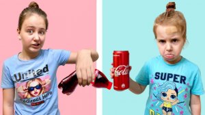 Обычная ЕДА против МАРМЕЛАДА! Челлендж Саша Фишер против Ангелишки Мышки!