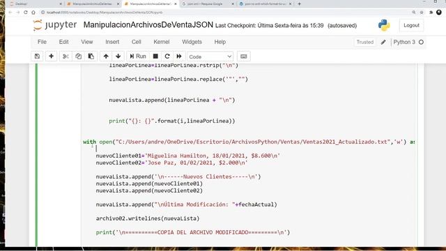 18 Manipulación de Archivos en Formato Json con Python (Parte 01) смотреть онлайн