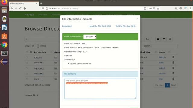 Step by step process to execute " Word Count MapReduce" Program смотреть онлайн