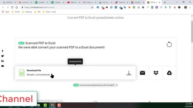 How to convert PDF to Excel in 2021 - 100% Free No Software смотреть онлайн