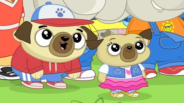 Stomp and Stamp's Slide | Chip & Potato | WildBrain Toons смотреть онлайн