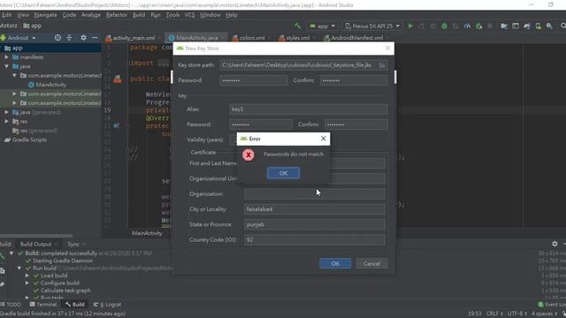 How to Generate Signed APK file using Android Studio Step by Step смотреть онлайн