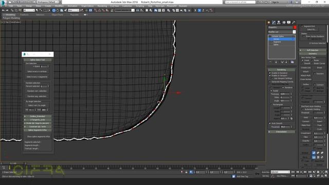 Создание швейной строчки в 3ds max смотреть онлайн