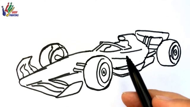 Easy Drawing formula 1 I Kolay F1 Aracı Çizimi I Ferrari F1 Nasıl Çizilir? смотреть онлайн