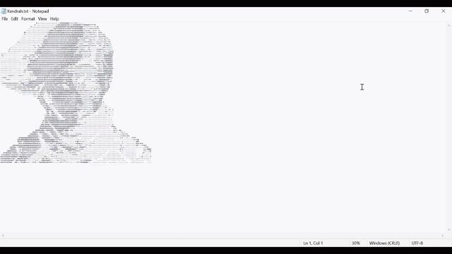 ASCII ART IN PYTHON смотреть онлайн
