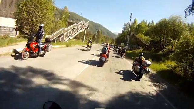 Дорога на Саяно-Шушенскую ГЭС. Мотофест 2017