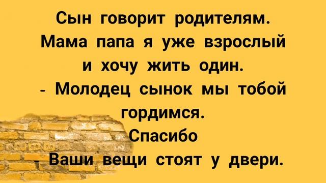 Жена спрашивает мужа....Самые смешные анекдоты до слез 2021. Короткие анекдоты от Хохмича. смотреть онлайн