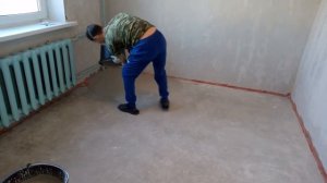 Наливной пол ВОЛМА нивелир экспресс. КАК сделать неправильно.