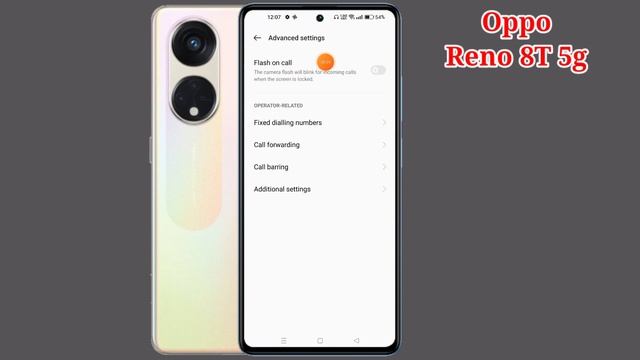 Oppo Reno 8T 5g incoming call flashlight setting | Oppo Reno 8T me call aate hi flashlight jalegi смотреть онлайн
