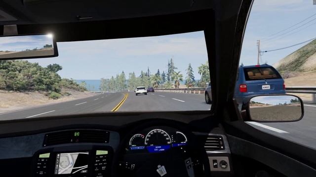 BeamNG - Toyota Crown S180 - West Coast USA смотреть онлайн