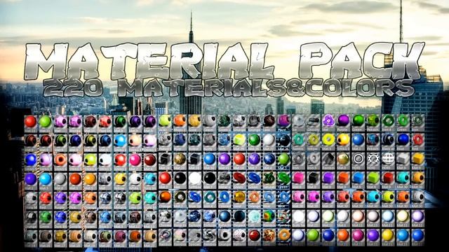 Cinema 4D Material Pack Free смотреть онлайн