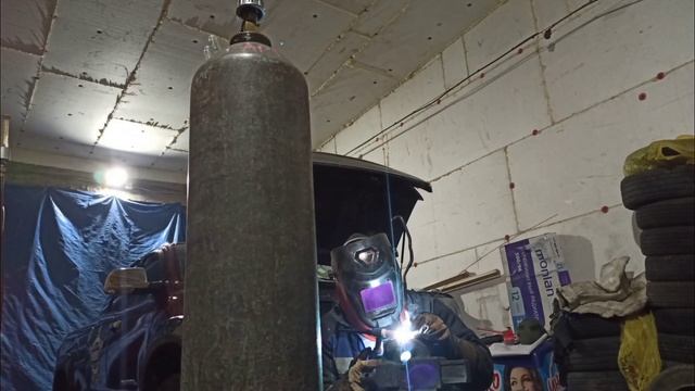 Tig welding. Свариваем трубку гидроусилителя.Toyota Tundra смотреть онлайн