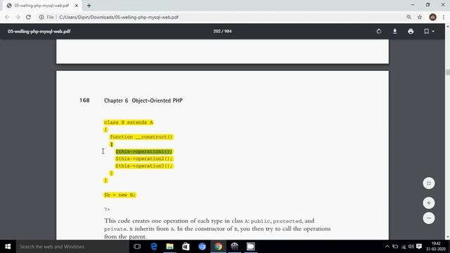inheritance in php смотреть онлайн