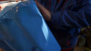 Сварка ведра из ПВХ ткани