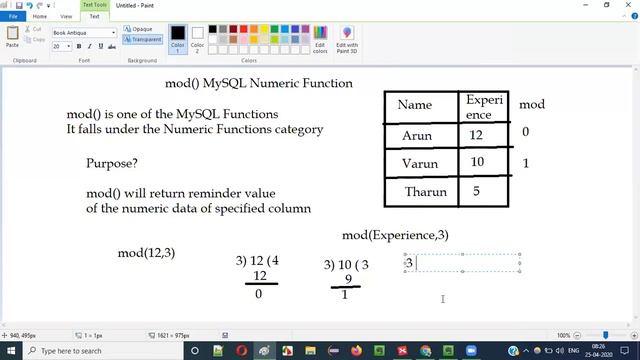SQL - Part 27 - mod() MySQL Numeric Function смотреть онлайн