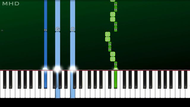 Puppet Menu Theme Song Roblox (Piano Tutorial Easy) смотреть онлайн