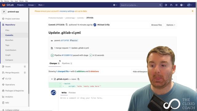 How-to Protect Your .gitlab.ci.yml File From Editing смотреть онлайн