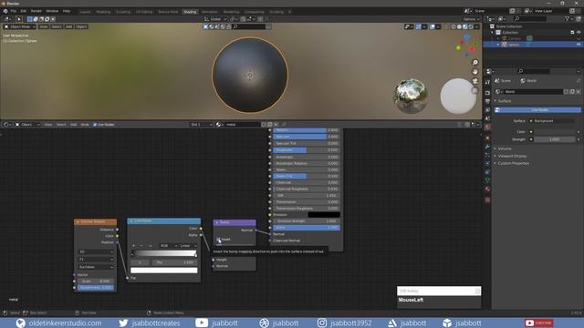 How to make a procedural metal material in Blender [2.92] смотреть онлайн