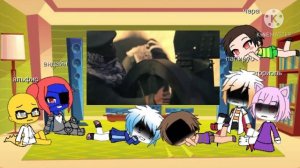 Реакция персонажей андертеил на "Атаку мертвецов"