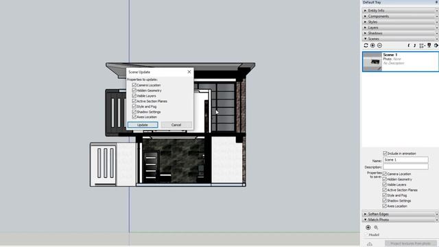 How to Create Sections in Sketchup смотреть онлайн