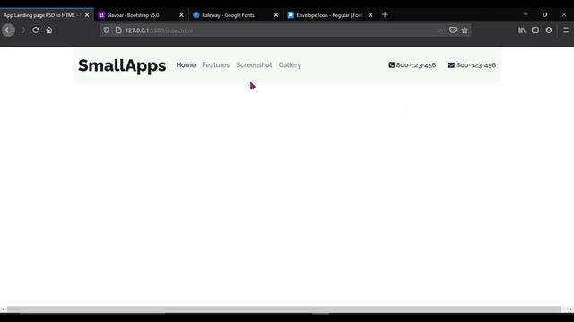 How to design PSD to HTML Part-1 || app Landing page design 2020 with HTML,CSS,Bootstrap 5 смотреть онлайн
