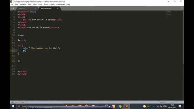 PHP Do While Loop | PART- 18 HINDI смотреть онлайн