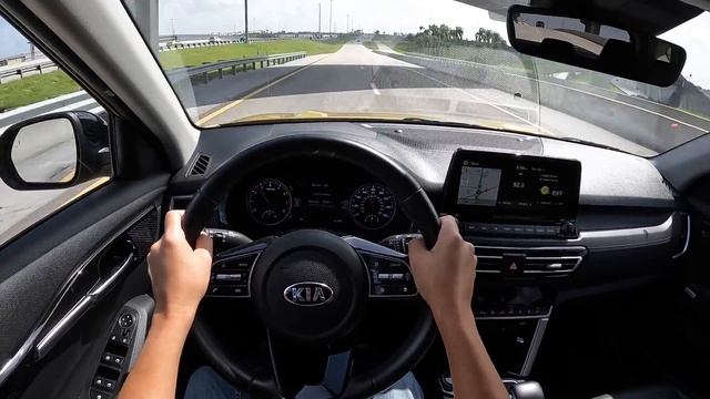 2021 KIA Seltos SX Turbo AWD - POV Test Drive смотреть онлайн