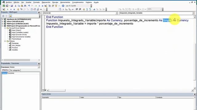31 Funcion en VBA con 2 parametros de entrada y 1 de salida смотреть онлайн