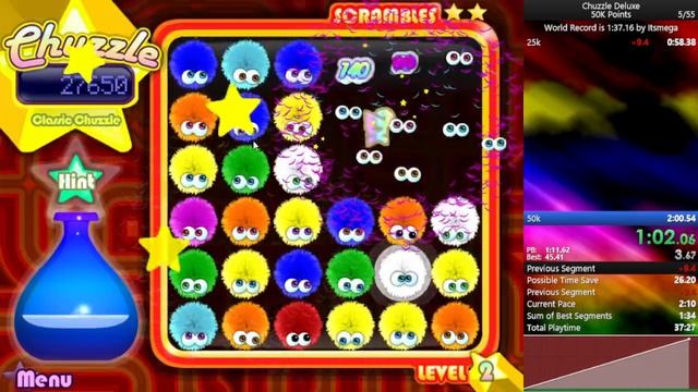 Chuzzle Deluxe - 50k Points in 1:59 смотреть онлайн