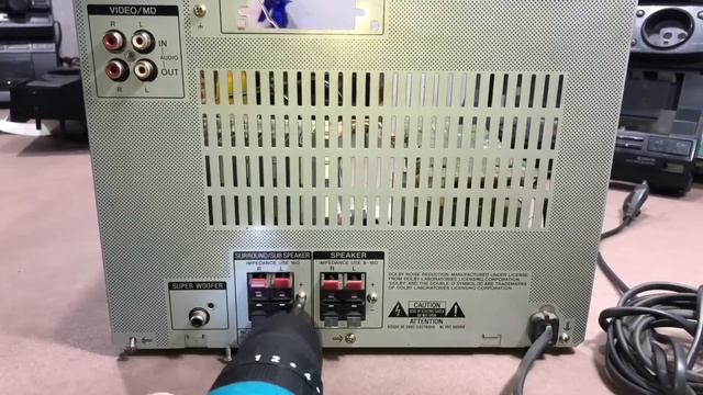 SONY MHC-881 Amplifier Radio Cassette Player Cd Maintenance Repair Restoration part 1 смотреть онлайн