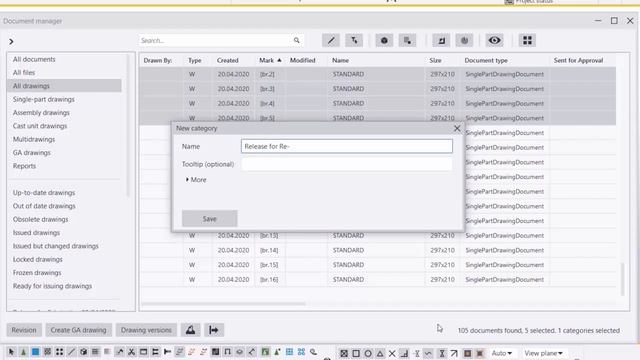 Tekla TekTalk - Document Manager - Manual & Automatic Categories смотреть онлайн