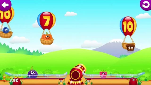 Funny Food 3 | Math Kids Number Games for Toddlers by Kids School ABC смотреть онлайн