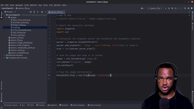 How to Flip an Image using Python and OpenCV смотреть онлайн