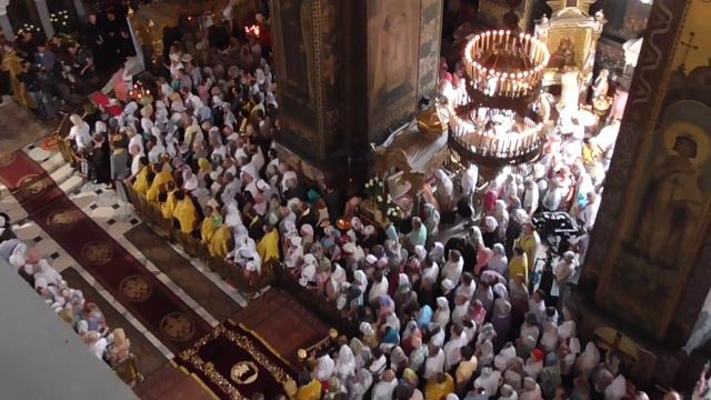 Київ 28.07.14 Володимирський собор.Філарет служить Божественну Літургію смотреть онлайн